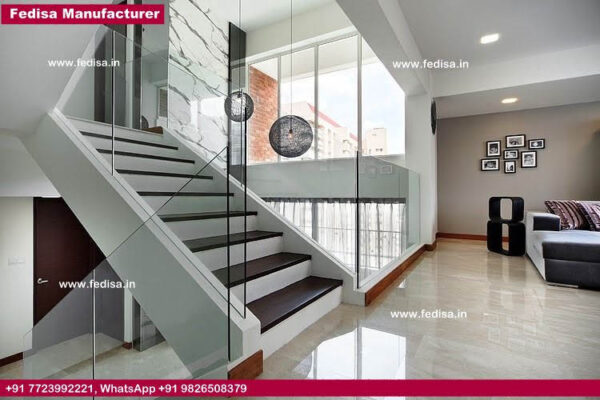 Internal Steel Staircase Glass Balusters For Stairs Stairs With Glass Sides Modern Glass Stair Railing