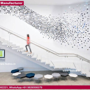 Round Steel Stairs Bespoke Glass Staircases Walnut Stairs With Glass Glass Railing In Staircase