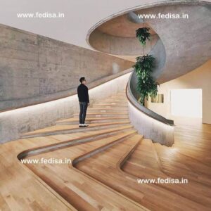 Stainless Steel And Glass Staircase Caulking Wood Stairs Staircase With Wood Solid Wood Banister