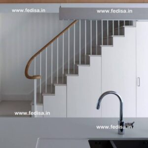 Stainless Steel Spiral Staircase Pre Built Wood Stairs Wooden Ladder Stairs Wooden Stairs With Metal Railing