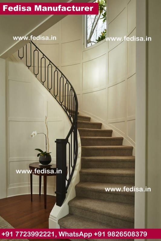Mild Steel Staircase Iron Stair Railing Cost Iron Stairs For Home Rot Iron Stair Railing