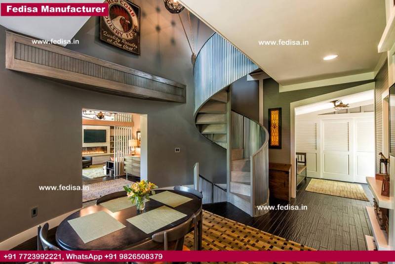 Metal Spiral Staircase Outdoor Modern Metal Stair Railing Metal Stair Balustrade Custom Metal Stair Railing