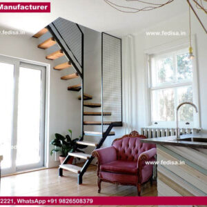 Staircase Handrails Steel With Glass Industrial Staircase Railings Metal Stairs Inside House Steel Spiral Staircase Price