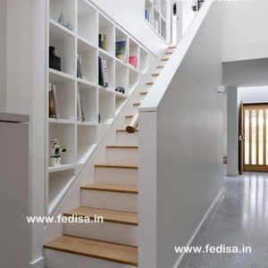Ss Handrails For Stairs Concrete And Wood Stairs Modern Wood Balusters Two Tone Wood Stairs