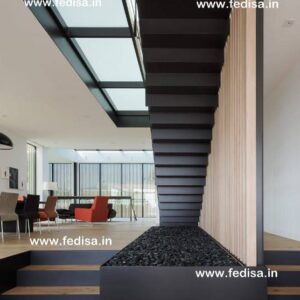 Metal Floor Plate Stairs Caulking Wood Stairs Staircase With Wood Solid Wood Banister