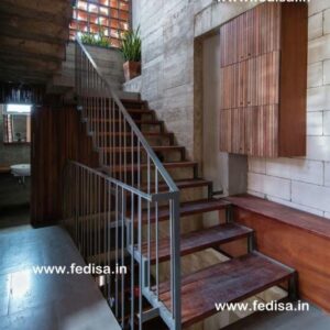 Staircase Handrails Steel With Glass Round Ladder Design Half Round Stairs Round Iron Balusters