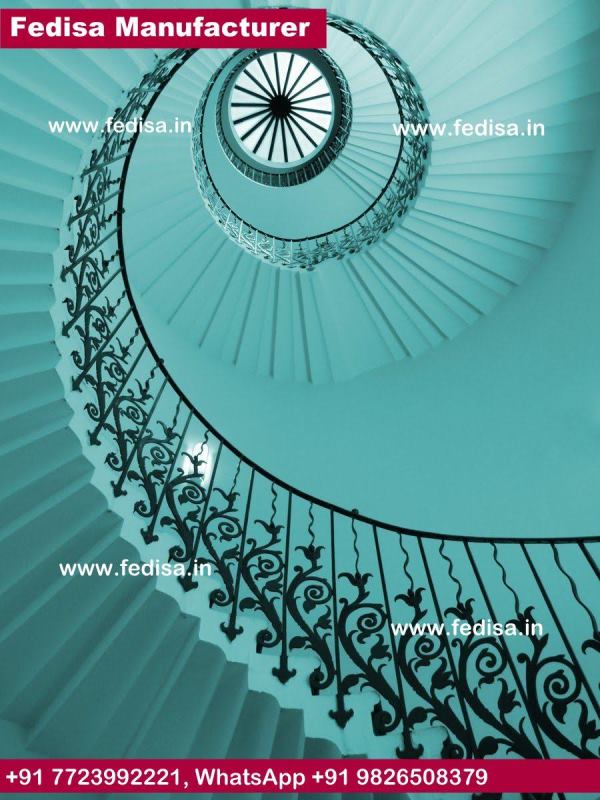 Steel Staircase Cost Metal Railing Indoor Stairs Ornamental Iron Stair