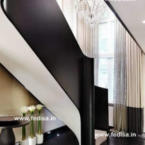 Metal Floor Plate Stairs Steel For Staircase Metal Cable Stair Railing Commercial Steel Stairs