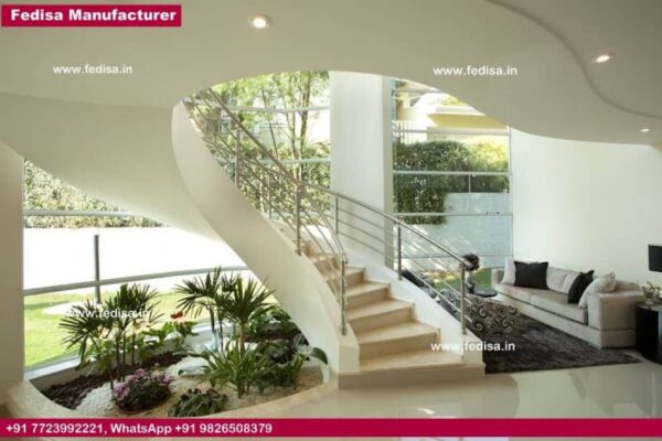 Stainless Steel And Glass Staircase Metal Cable Stair Railing Commercial Steel Stairs Revit Metal Stairs