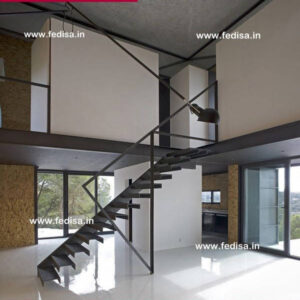 Metal Stair Frame Modern Steel Stair Railing Outside Steel Stairs Stainless Steel Round Staircase