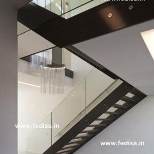 Ss Railing Staircase Stainless Steel Glass Staircase Glass And Stainless Steel Stair Railing Modern Metal Staircase Railing