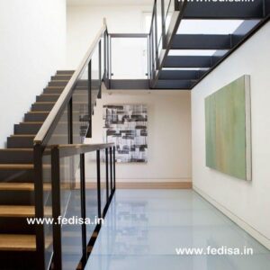 Steel Staircase Cost Glass Stair Railing Near Me Glazed Staircase Frameless Glass Stair Railing