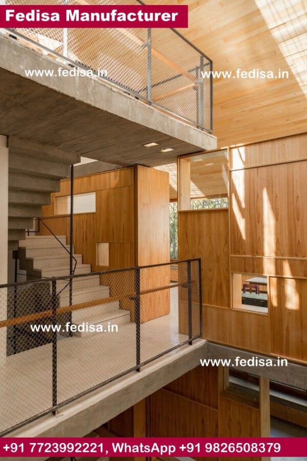 Folded Steel Staircase Curved Wooden Staircase Restoring Wooden Banisters Cherry Wood Stairs