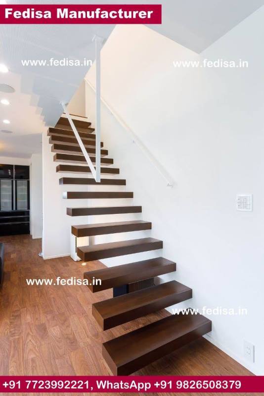 White Metal Stair Railing Contemporary Wooden Staircase Temporary Wood Stairs Curved Wood Railing