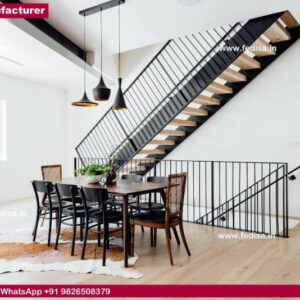 Staircase Handrails Steel With Glass Rod Iron Handrails For Stairs Exterior Iron Stair Railing Rod Iron Railings For Exterior Stairs
