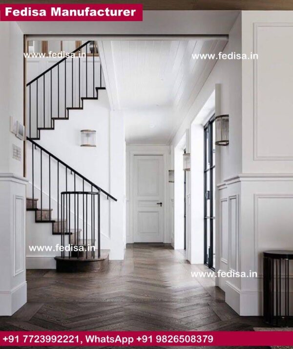Stainless Steel And Glass Staircase Metal Stair Railing Horizontal Modern Iron Staircase Cast Iron Stairs For Sale