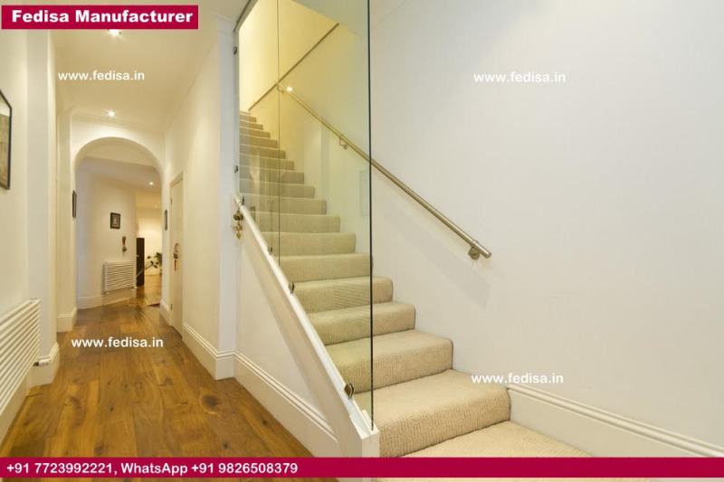 Ss Handrails For Stairs Glass Stair Railing Glass Stair Panels Glass Staircase Cost