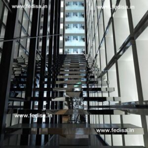 Rolling Metal Stairs Wooden Staircase With Glass Glass Stairs Price White Glass Staircase