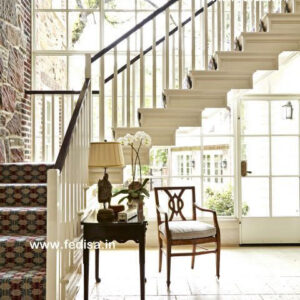 Metal Cable Stair Railing Building Wooden Stairs Solid Wood Stairs Stairs With Wood