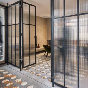 Modern Safety Door Design, Main Door Attached Window Grill Design Top 100 Wooden Door Design Ideas