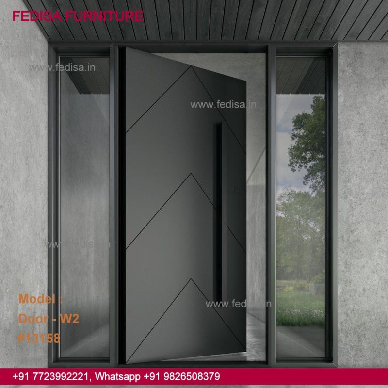 Teak Wood Main Door Designs For Houses, Front Grill Gate Design Top 50 Modern Wooden Main Door Designs