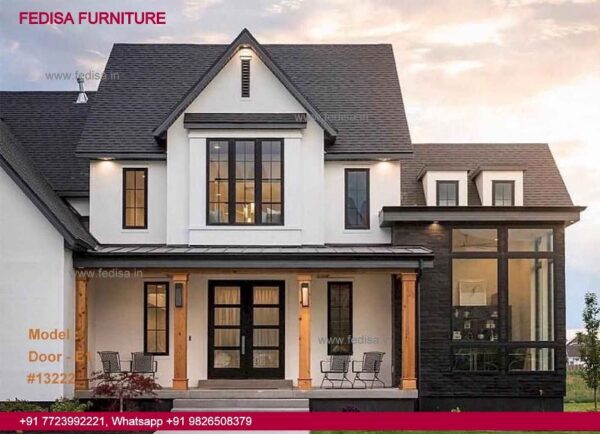 Iron Double Door Design, Double Door Window Design Top 50 Modern Wooden Main Door Designs