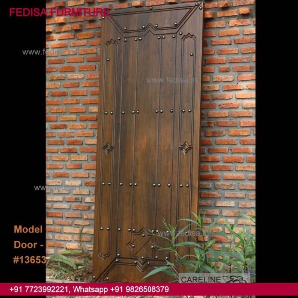 Teak Wood Main Door Designs For Houses, Main Door Safety Grill Top 50 Modern Wooden Main Door Designs