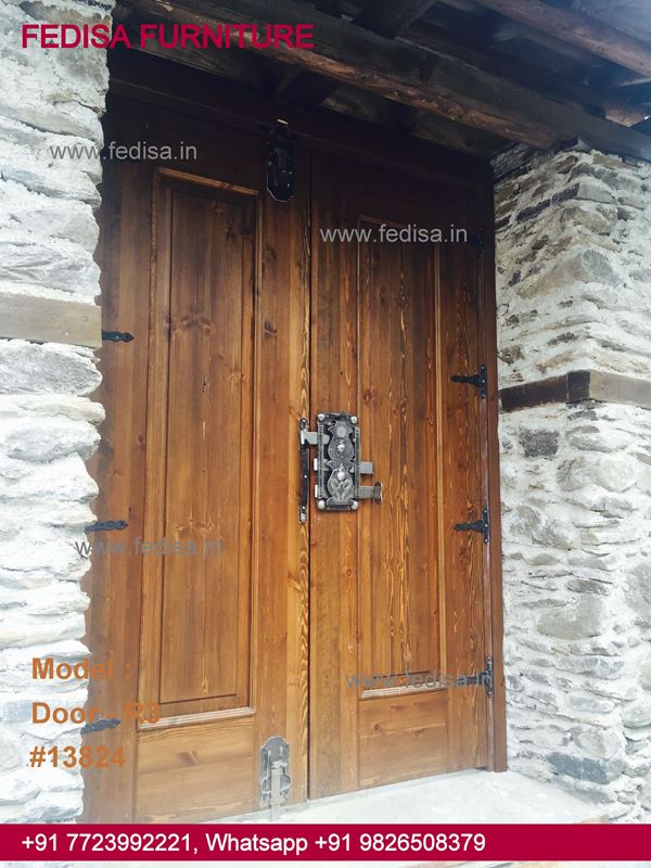 Teak Wood Main Door Designs For Houses, Square Pipe Door Design Top 50 Modern Wooden Main Door Designs
