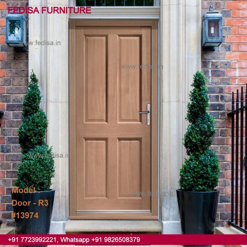 Simple Pooja Room Door Design, Wooden Door With Grill Top 50 Modern Wooden Main Door Designs