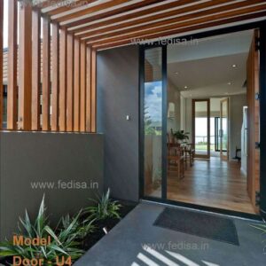 Simple Pooja Room Door Design, L Shape Sliding Door Top 50 Modern Wooden Main Door Designs