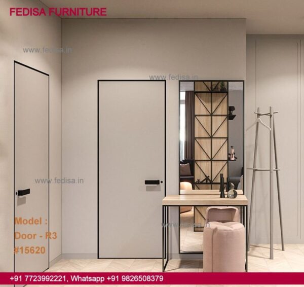 Simple Wooden Door Design, Safety Door Cnc Cutting Design Top 50 Modern Wooden Main Door Designs