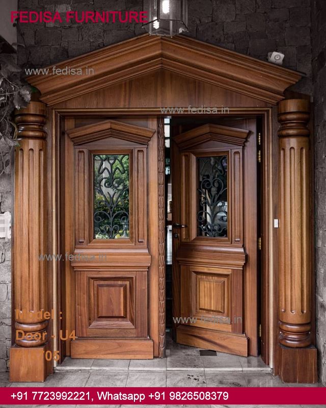 Lohe Ke Darwaje Ka Design, Door Elevation Design Top 50 Modern Wooden Main Door Designs