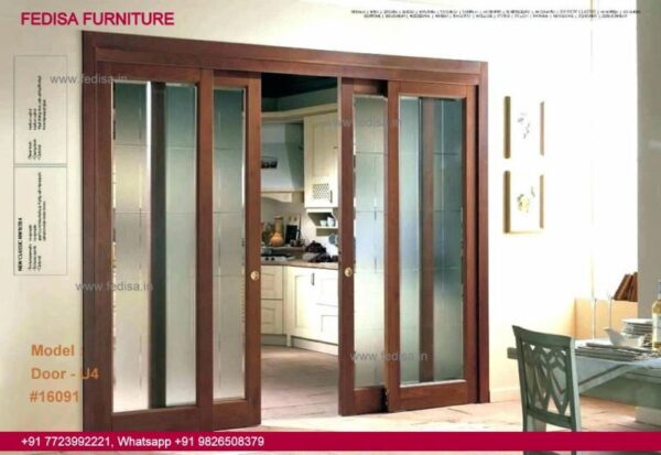 Sliding Door Grill Design, 5 Feet Door Design Top 50 Modern Wooden Main Door Designs