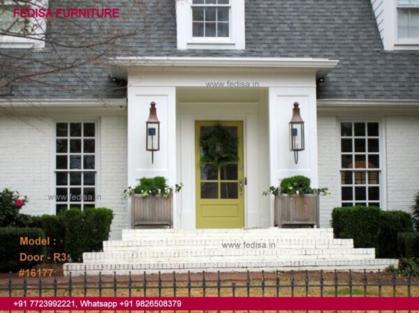 Single Door Iron Gate Design, House Door And Window Design Top 50 Modern Wooden Main Door Designs