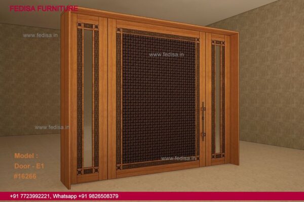 Lohe Ke Darwaje Ka Design, Wooden Single Door Design For Home Top 50 Modern Wooden Main Door Designs