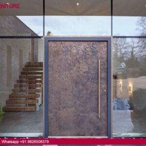 Plain Door Design, Main Door Attached Window Design Door Idea Gallery | Door Designs