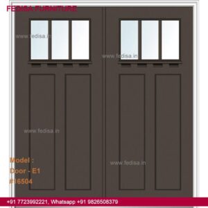 Pooja Room Door Designs With Bells And Glass, Net Door Design For Home Door Idea Gallery | Door Designs