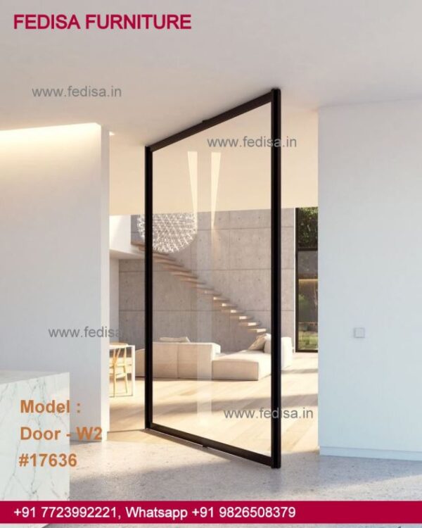 Front Door Glass Design, Main Nilai Design Door Idea Gallery | Door Designs