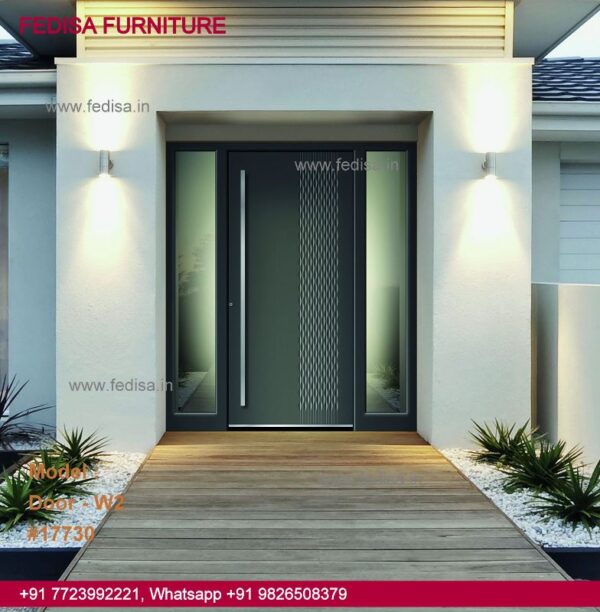 Pooja Room Door Designs With Glass, Main Door Design For Flat Door Idea Gallery | Door Designs