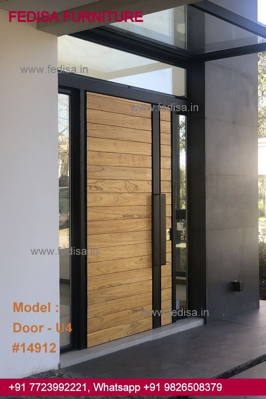 Modern Door Design For Home, Front Double Door Designs With Manichitrathazhu Door Idea Gallery | Door Designs