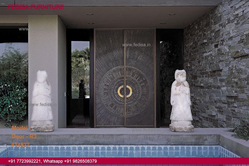 Lakdi Ke Darwaje Ka Design, Double Door Aluminium Design Door Idea Gallery | Door Designs