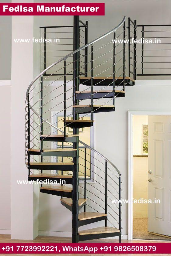 Perforated Metal Stairs Modern Metal Staircase Railing Metal Curved Staircase Indoor Steel Stairs