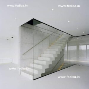 Stainless Steel Staircase Wooden Stair Railing With Glass Floating Stairs With Glass Railing Glass Enclosed Staircase