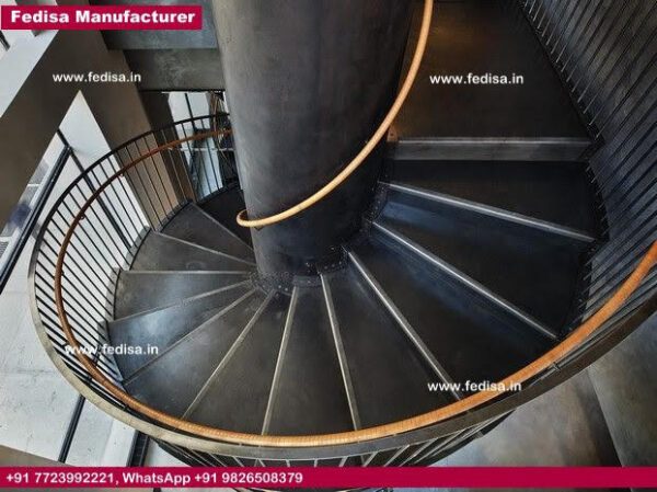 Steel Spiral Staircase Curved Glass Stair Railing Grey Glass Staircase Staircase Wood And Glass