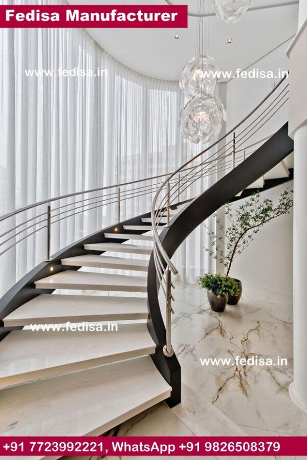 Industrial Pipe Stair Railing Self Supporting Spiral Staircase Circular Deck Stairs Metal Spiral Staircase Cost