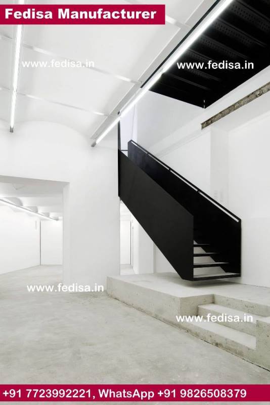 Steel Railing With Glass For Stairs L Staircase Calculator L Staircase Dimensions Staircase Method