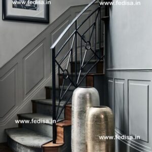 Metal Pipe Stair Railing Folded Steel Staircase Exterior Metal Staircase Steel Spine Staircase