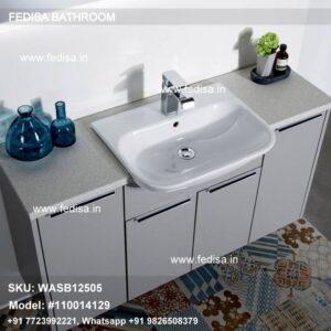 Steel Wash Basin Bathroom Washbasin Cabinet Stainless Steel Hand Basin Hanging Wash Basin