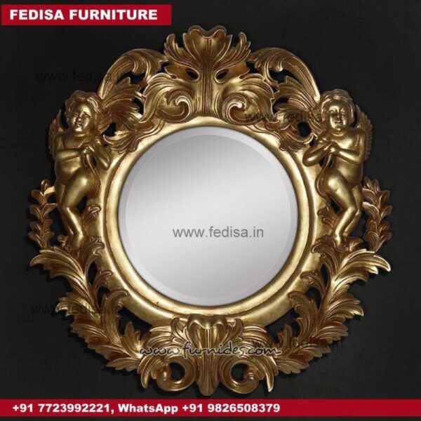Large Gold Mirror 60 Inch Round Mirror At Low Prices In India