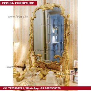 Large Gold Mirror Extendable Shaving Mirror At Low Prices In India